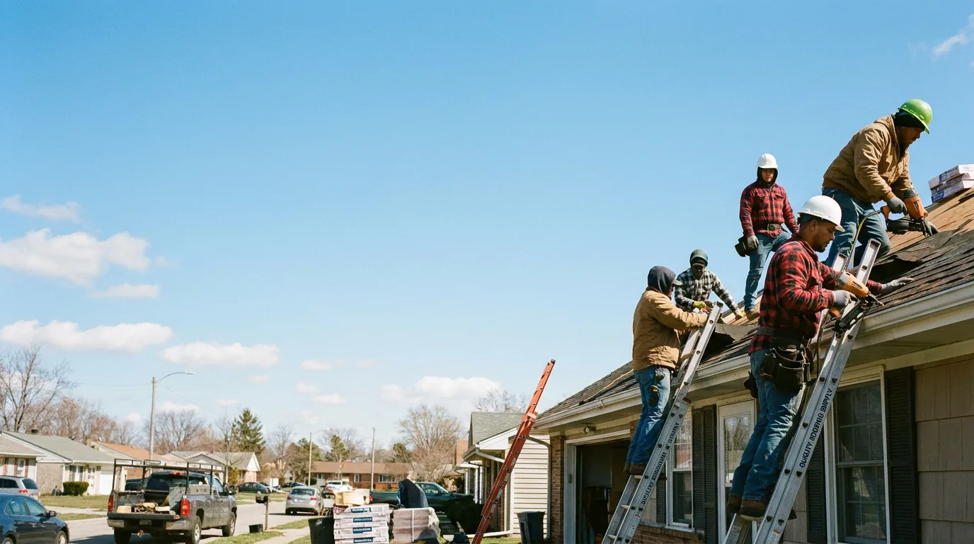 Roofing in Mcdade, TX near me